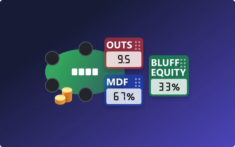 Learn How to Apply MDF, Bluff Equity & Min Outs Needed to your Strategic Gameplay