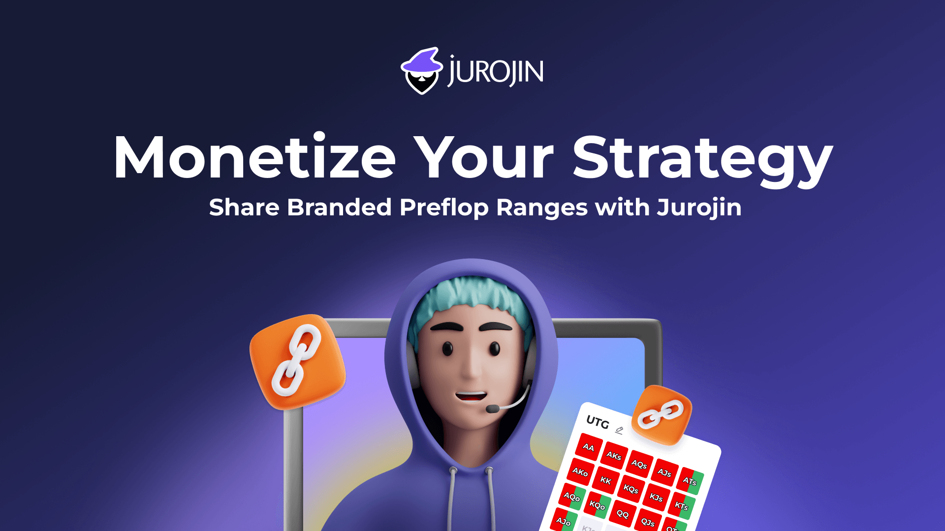 Share Preflop Ranges via JurojinPoker’s Affiliate Panel