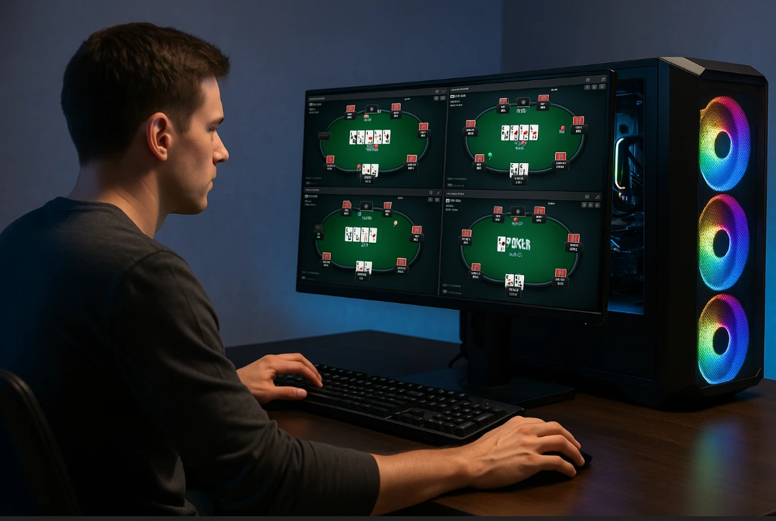 Learn the Best Device for Online Poker Here. Find the Ideal Device, Monitor, CPU, and Ram for Serious Players.