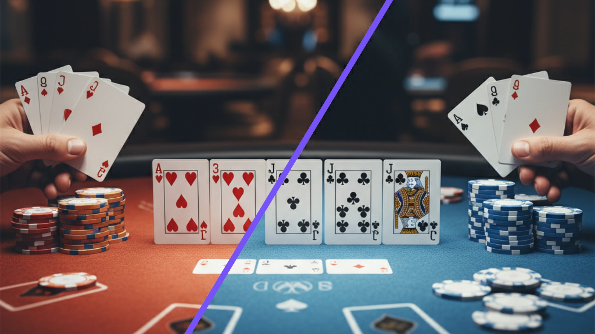 Learn the Key Differences in Rules Between Texas Hold’Em and Omaha Poker in This In-Depth Comparison.